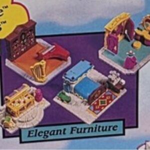 Vintage 1995 Galoob My Pretty Dollhouse Enchanted Castles Palace Furniture Only
